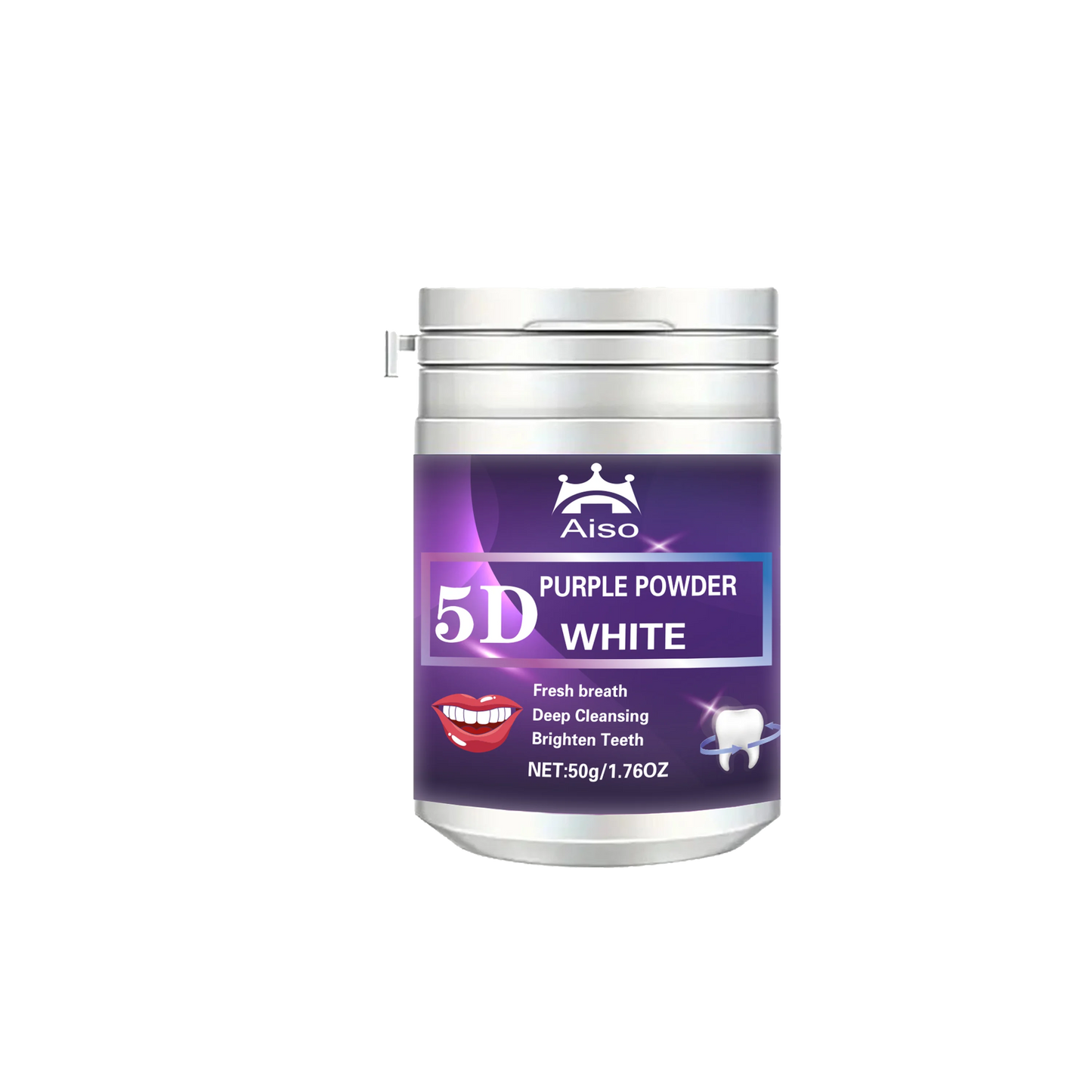 1PCS Pearl Whitening Tooth Powder, Teeth Whitening Agent, Makes Oral Care Fresher, Business Trip, Travel Essential 1.76OZ