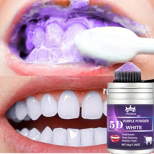 1PCS Pearl Whitening Tooth Powder, Teeth Whitening Agent, Makes Oral Care Fresher, Business Trip, Travel Essential 1.76OZ